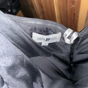 Black and Star Printed Gown